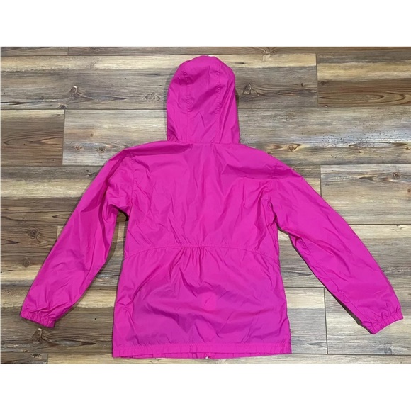 Columbia Youth Girl Jacket Windbreaker Pink Size XL Full Zip Hood Rain Coat - Picture 2 of 6